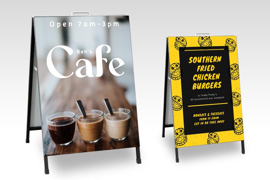 A Frame Large & Small