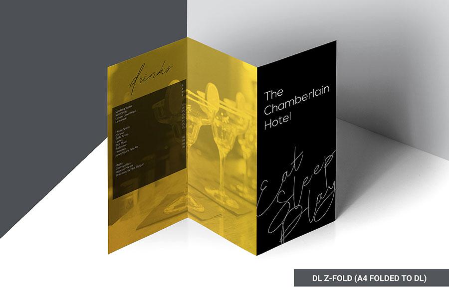 A4 Folded DL Brochure