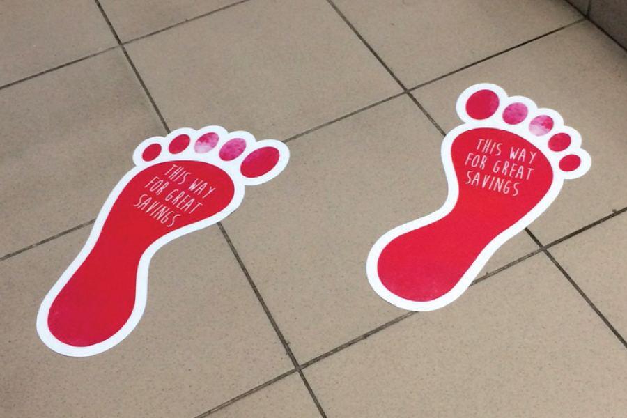 Floor Sticker Cutout